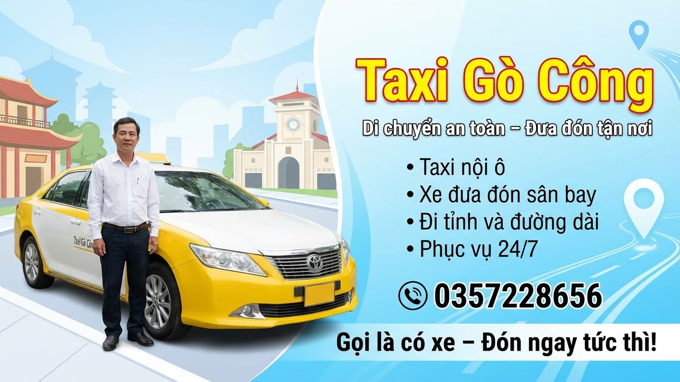Xe taxi đời mới phục vụ khách đặt xe 1 chiều